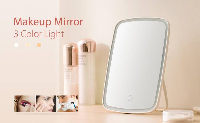 Jordan Judy miroir LED tactile rechargeable portable pour maquillage. – Image 2